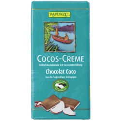 Chocolat au Lait Fourrage Coco – 100g – Rapunzel