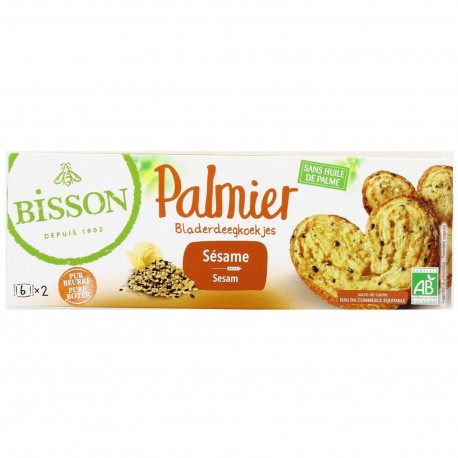 Palmiers Sésame - 100g - Bisson