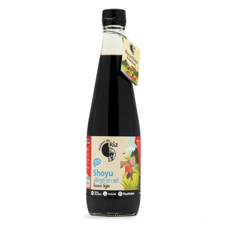 Sauce Shoyu Allégée en Sel - 600 ml - Autour du Riz