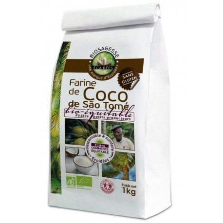 Farine de Coco Bio - 1 kg - Écoidées