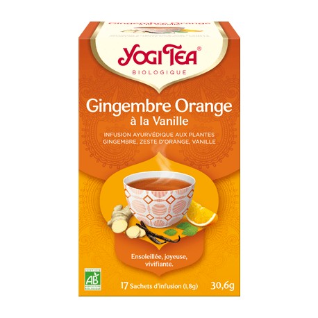 Gingembre Orange - 17 sachets d'infusion - Yogi Tea