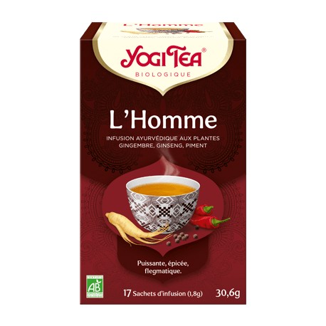 L'Homme - 17 sachets d'infusion - Yogi Tea