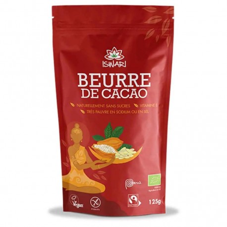 Beurre de Cacao Cru - 125g - Iswari