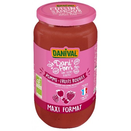 Dani'Pom Pomme Fruits Rouges - 1050g - Danival