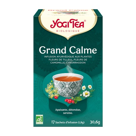 Grand Calme - 17 sachets d'infusion - Yogi Tea