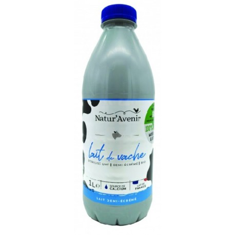 Lait Demi Écrémé Bio - 6x50cl - Natur'Avenir