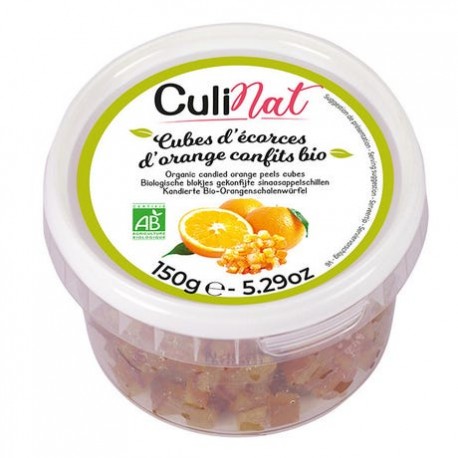 Orange Confite Cube d'Écorce - 150g - Culinat