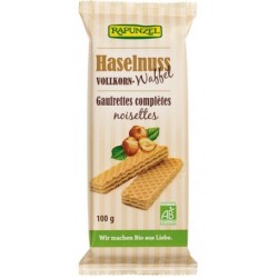 Gaufrettes Complètes Noisettes - 100g - Rapunzel