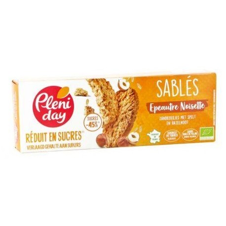 Sablés Épeautre Noisettes - 150g - Pléni Day