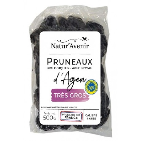 Pruneaux d'Agen Très Gros 44/55 - 500g - Natur'avenir