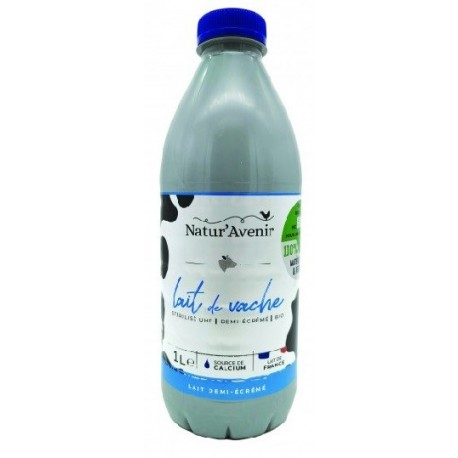 Lait Demi Écrémé Bio - 6x1L - Natur'Avenir