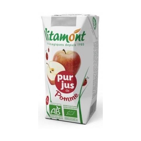 Pur Jus de Pommes Tétra Pack - 20cl - Vitamont