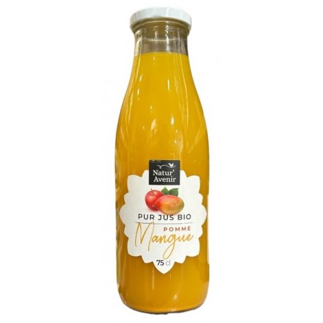 Pur Jus de Pomme Mangue - 75cl - Natur'avenir