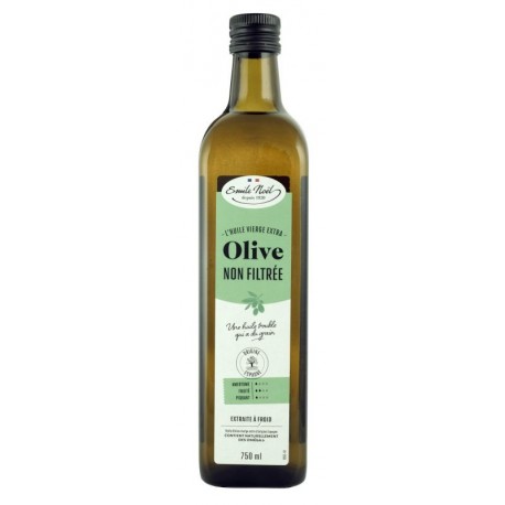 Huile d'Olive Vierge Non Filtrée - 75cl - Emile Noël