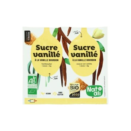 Sucre Vanillé - 2x8 g - Natali