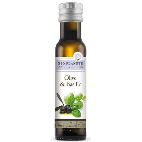 Huile d'Olive et Basilic - 10cl - Bio Planète