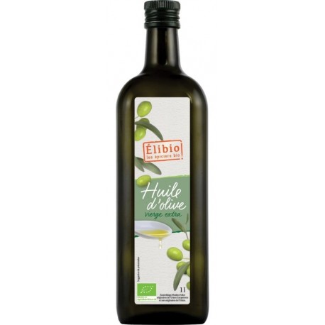 Huile d'Olive Vierge Extra - 1L - Elibio