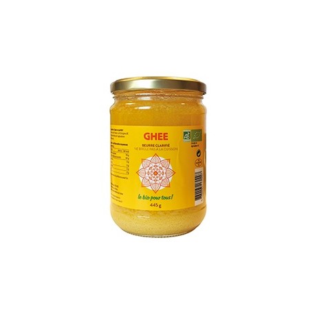 Ghee Beurre Clarifié - 445g - Le Bio pour tous !