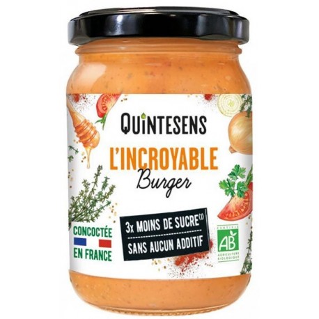 Sauce Incroyble Burger - 180g - Quintesens