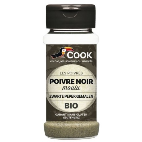 Poivre Noir Moulu - 45g - Cook