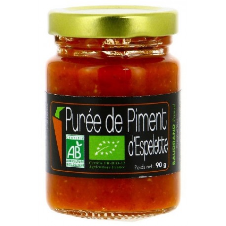 Purée de Piment d'Espelette - 90g - Baudrand Pascal