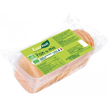 Pain de Mie Longue Conservation - 350g - Evernat