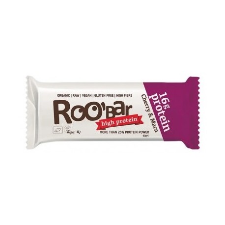 Barre Protéinée Maca Cerise - 60g - Roo'bar