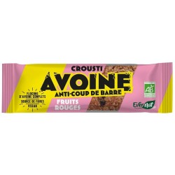 Barre Crousti Avoine Fruits Rouges - 50g - Evernat