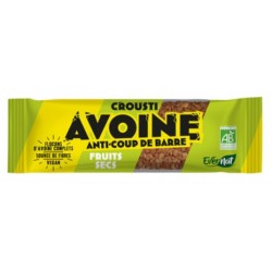 Barre Crousti Avoine Fruits Secs - 50g - Evernat