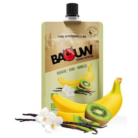 Purée Nutritionnelle Banane Kiwi Vanille - 90g - Baouw