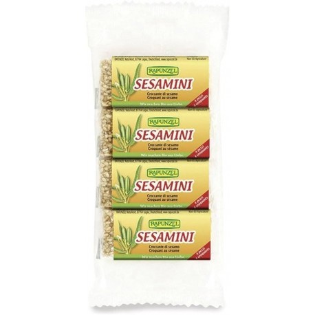 Sésamini Barre Croquante au Sésame - 4x27g - Rapunzel