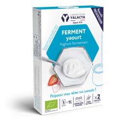 Ferment Yaourt Bio - 2x4 g - Yalacta