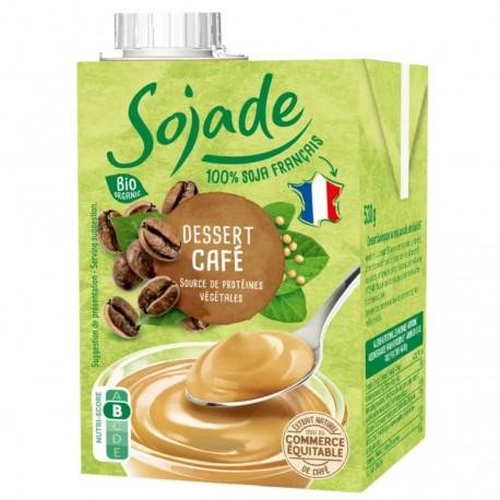 Dessert Soja au Café Équitable Bio - 530 g - Sojade