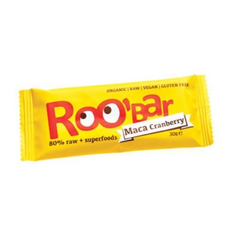 Barre Maca Cranberry - 30g - Roo'bar