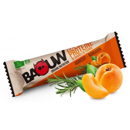 Barre Protéinée Abricot Romarin Graines de Courges - 25g - Baouw