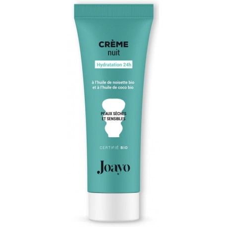 Crème de Nuit Peaux Sèches et Sensibles - 50ml - Joayo