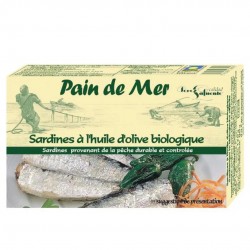 Sardines à l’Huile d’Olive Biologique - 120g - Pain de Mer