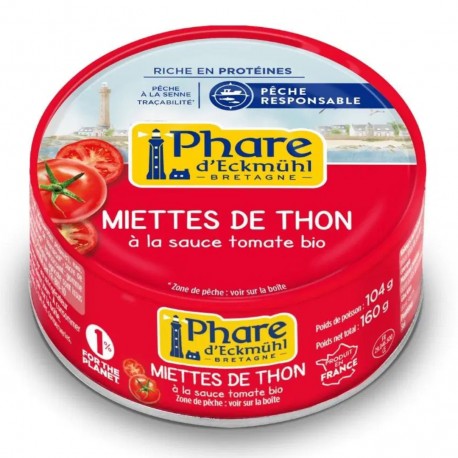 Thon à la Tomate - 160g - Phare d'Eckmühl