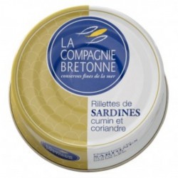 Rillettes de Sardines aux Deux Épices - 90 g - La Compagnie Bretonne