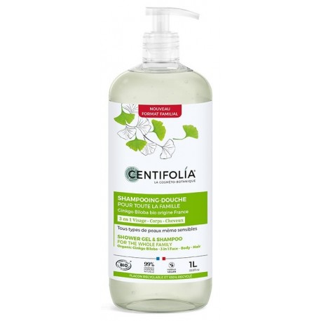 Shampoing Douche Pour Toute la Famille - 1l - Centifolia