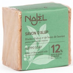 Savon d'Alep 12% Huile Baie de Laurier - 200g - Najel