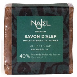 Savon d'Alep 40% Huile Baies de Laurier - 185g - Najel