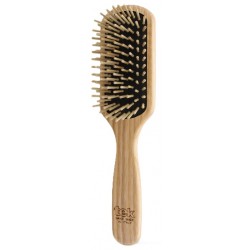 Grande Brosse Rectangle Frêne Picots Courts Tek - Beliflor