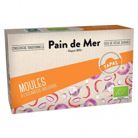 Moules Sauce Escabèche – 120 g – Pain de Mer