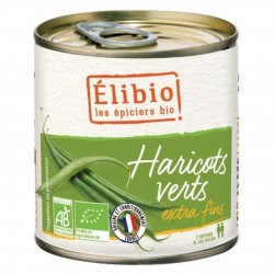 Haricots Verts Extra-Fins – 220 g – Elibio