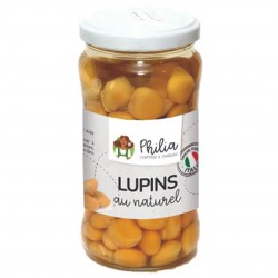 Lupins au Naturel Bio – 200 g (poids net égoutté) – Philia