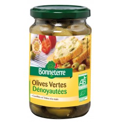 Olives Vertes Denoyautees 315g Bonneterre