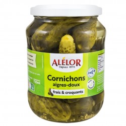 Gros Cornichons Aigres-Doux Bio – 670g – Bionova