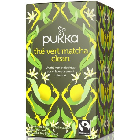 Thé Vert Matcha Clean 30g-Pukka