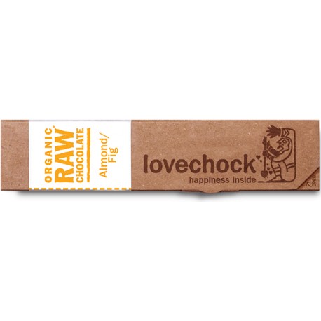 Barre de Chocolat Cru Amande/Figue - 40g - Lovechock